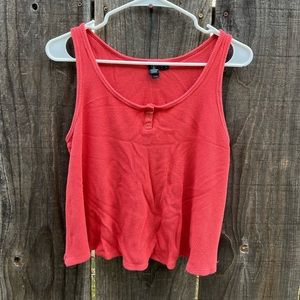 Volcom crop lounge tank